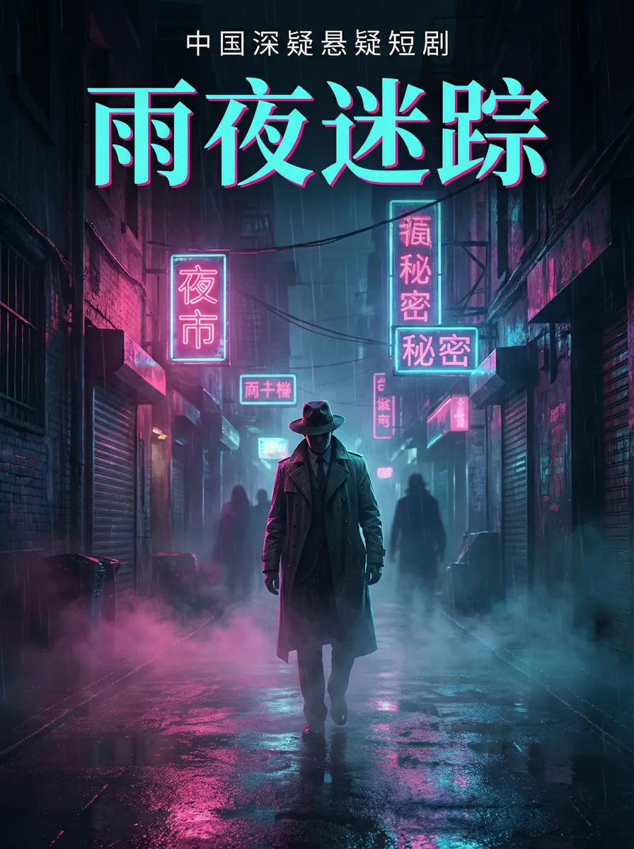 差差差很痛30分钟无遮掩 悬疑追踪短剧 - 雨夜迷踪海报